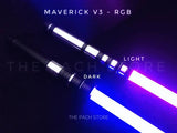 The Ultimate Maverick v3 RGB - 1" Duel Worthy, Color changing, Affordable custom Saber